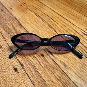 Oliver Peoples Cat Eye Sunglasses with purple lens